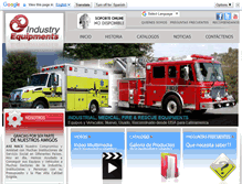Tablet Screenshot of industryequipments.com